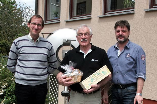 Dieter Weber wurde im 30. Jahr seiner Betriebszugehörigkeit bei UFT verabschiedet