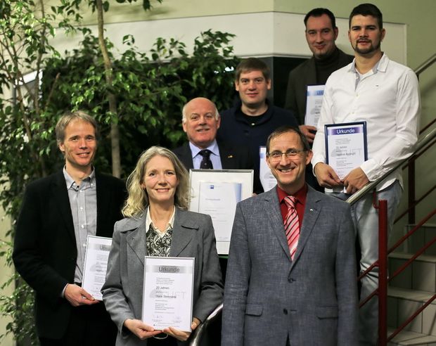 Ehrungen für lange Betriebszugehörigkeit