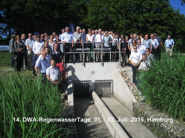 Teilnehmer der 14. Regenwassertage in Hamburg