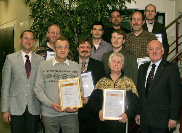 Ehrungen für lange Betriebszugehörigkeit