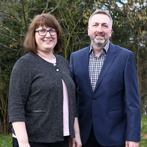 Prokuristin Marion Falz-Wülk und Geschäftsführer Michael Drechsler